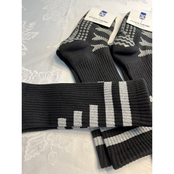 NWT ~ 3 Pairs of Women’s FitExtreme Black Gray Crew Socks Athletic - Picture 5 of 9